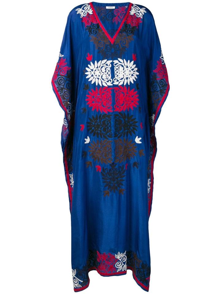 P.a.r.o.s.h. Embroidered Detail Dress - Blue