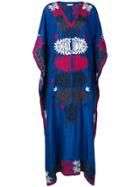 P.a.r.o.s.h. Embroidered Detail Dress - Blue
