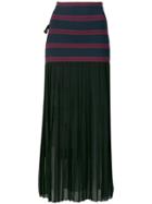 Jean Paul Gaultier Vintage Pleated Long Skirt - Black