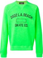 Dsquared2 Logo Sweatshirt, Men's, Size: S, Green, Cotton
