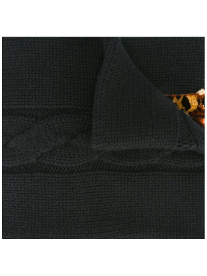 Dolce & Gabbana Bengal Cat Patch Scarf