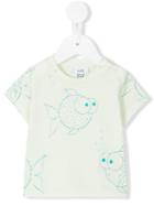 Knot - Ballon Fish T-shirt - Kids - Cotton - 12 Mth, Green