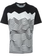 Neil Barrett Zig-zag Print T-shirt
