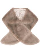 Urbancode Synthetic Fur Scarf, Women's, Nude/neutrals, Polyester/modacrylic/acrylic