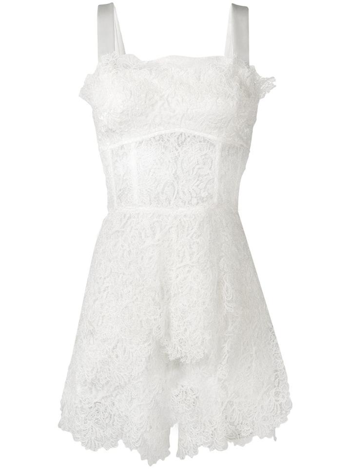 Ermanno Scervino Mini Lace Dress - White