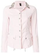 Marc Cain Embellished Collar Jacket - Pink & Purple