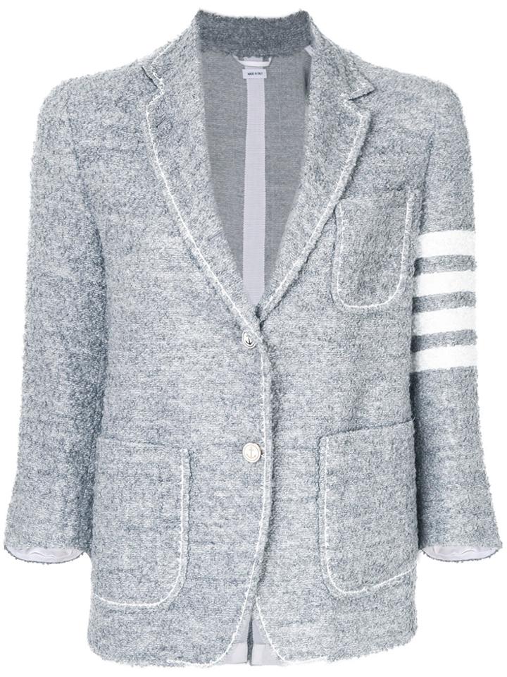 Thom Browne 4-bar Stripe Blazer - Grey