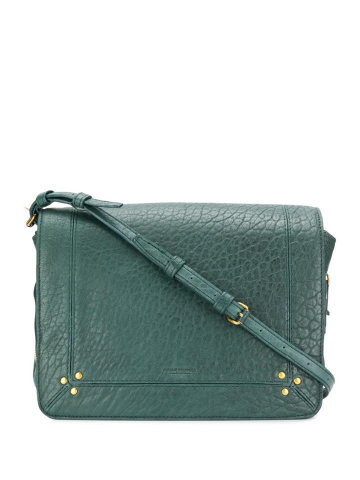 Jérôme Dreyfuss Igor Stud-embellished Crossbody Bag - Green
