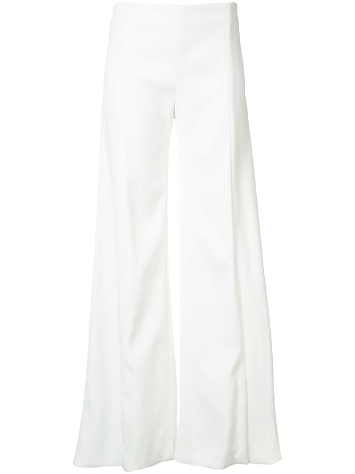 Mugler Flared Trousers - White
