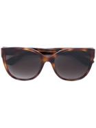 Gucci Eyewear Printed Frame Sunglasses - Brown
