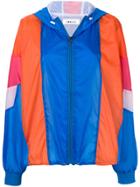 Circus Hotel Contrast Panel Rain Jacket - Blue