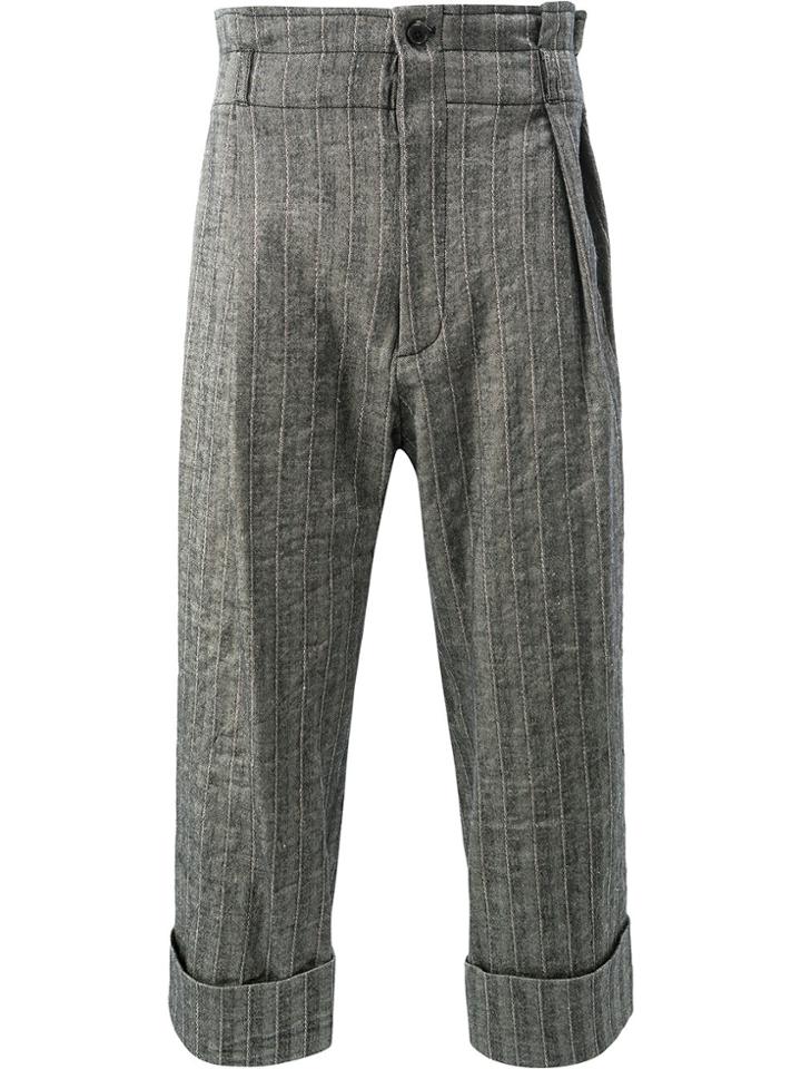Ann Demeulemeester Paperbag Waist Trousers - Grey