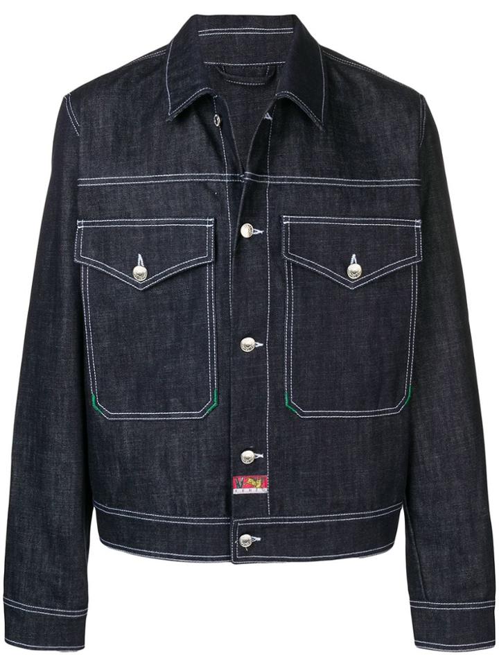 Kenzo Flying Tiger Denim Jacket - Blue