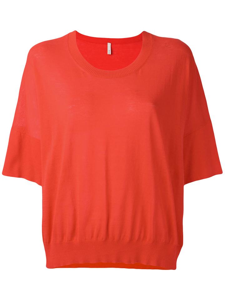 Boboutic - Shortsleeved Sweater - Women - Cotton - S, Red, Cotton