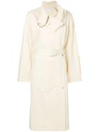 Victoria Victoria Beckham Belted Trench Coat - Nude & Neutrals
