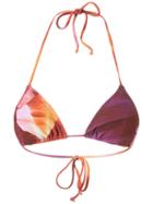 Lygia & Nanny - Triangle Bikini Top - Women - Polyamide - G, Purple, Polyamide