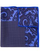 Etro Printed Style Scarf - Blue