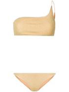 Oseree One-shoulder Bikini - Gold
