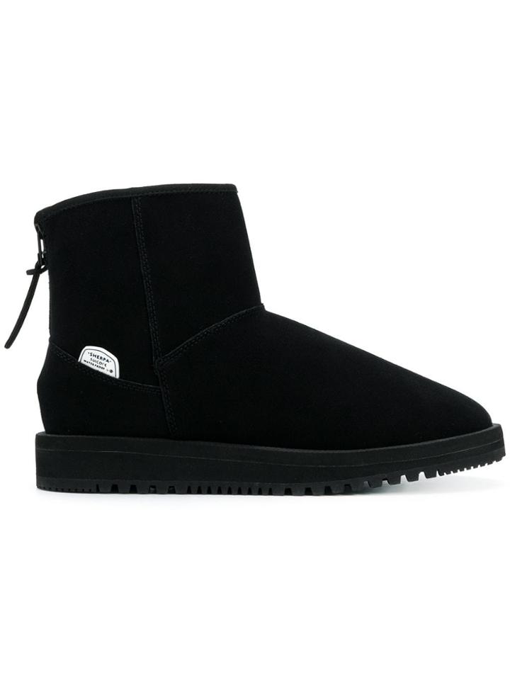 Suicoke Back Zip Ankle Boots - Black