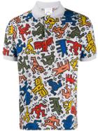 Lacoste Keith Haring Print Polo Shirt - Grey