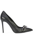 Thomas Wylde Chain Front Pumps - Black