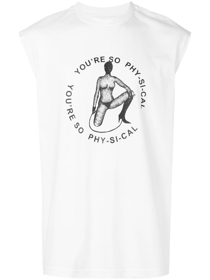 Misbhv You Are So Physical Tank Top - White