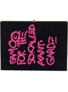Olympia Le-tan Basquiat Clutch Bag - Black