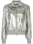 Ralph Lauren Metallic Zipped Bomber Jacket