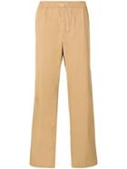 Wwwm Wide-leg Flared Trousers - Neutrals