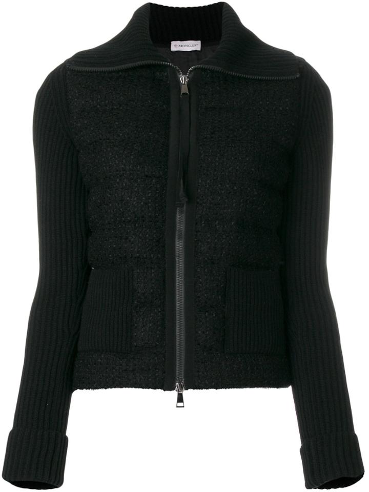 Moncler Zipped Padded Jacket - Black