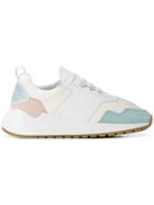 Buscemi Colour Block Lace-up Sneakers - White
