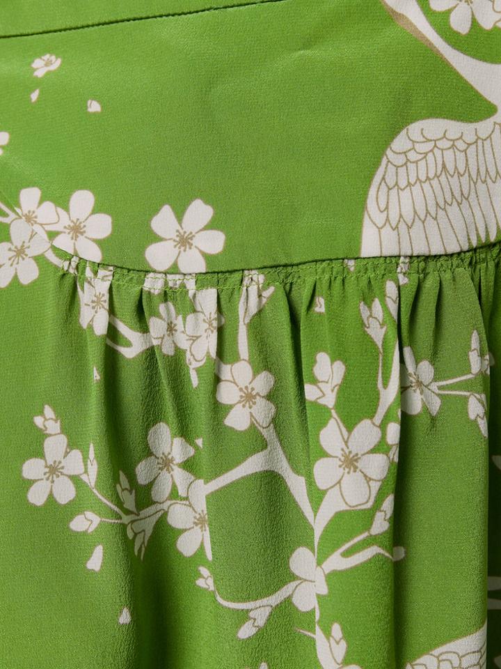 No21 Floral Tea Dress - Green