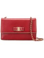 Salvatore Ferragamo Ginny Cross Body Bag, Women's, Red, Leather
