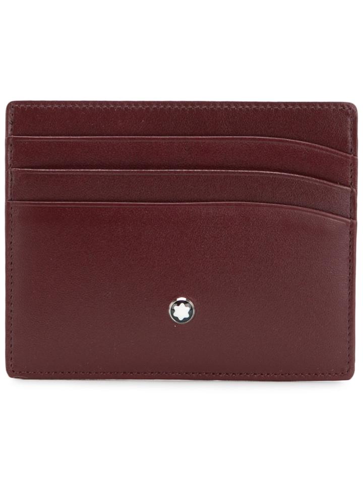 Montblanc Logo Embossed Cardholder - Red