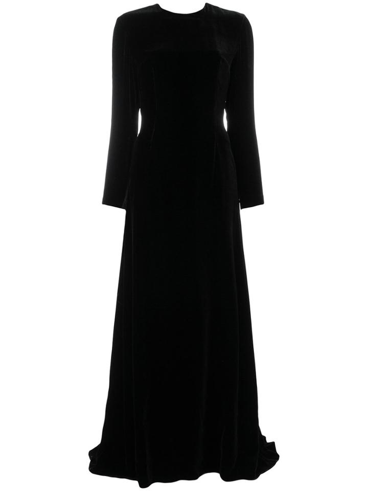 Racil Long Backless Dress - Black