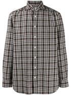Lardini Check Long-sleeve Shirt - Green
