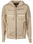 Balmain Contrasted Panel Hoodie