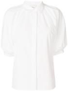 3.1 Phillip Lim Puff-sleeve Fitted Shirt - White