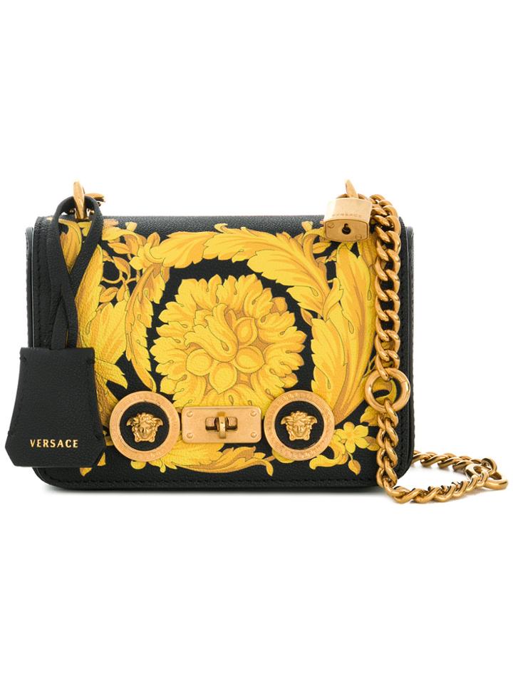 Versace Baroque Shoulder Bag - Black