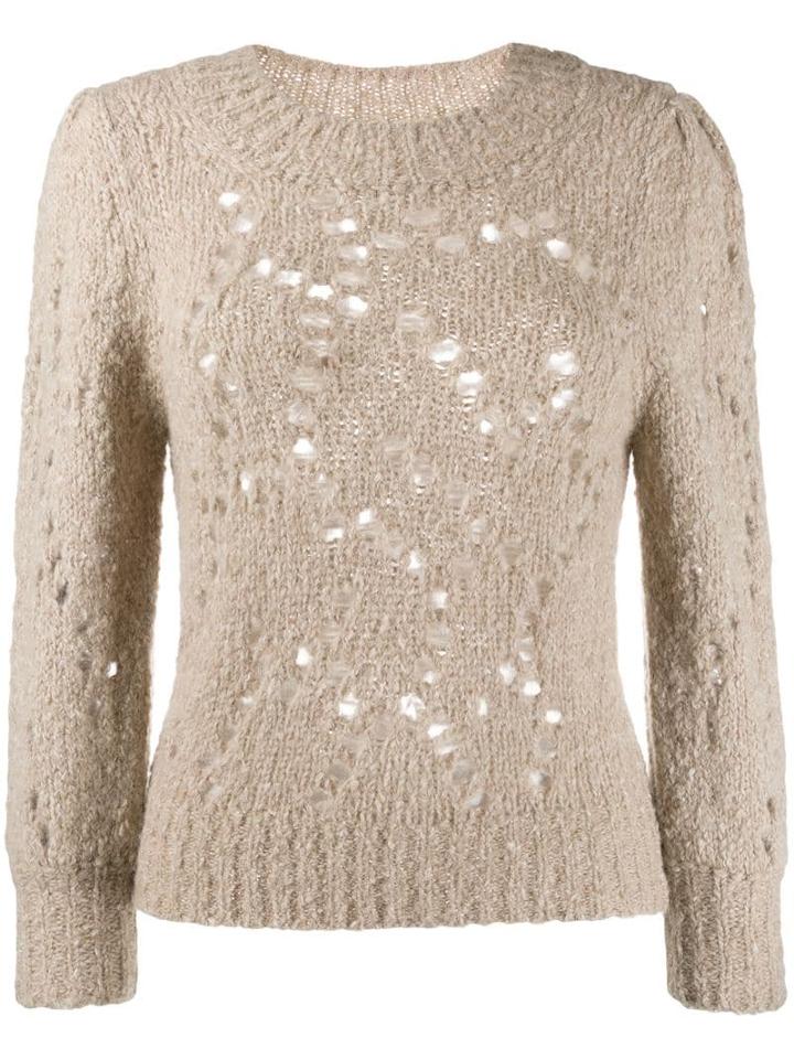 Isabel Marant Étoile Knitted Sweatshirt - Neutrals
