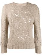 Isabel Marant Étoile Knitted Sweatshirt - Neutrals