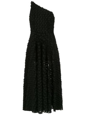 Tufi Duek Tulle Midi Dress - Black