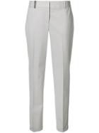 Fabiana Filippi Slim Cigarette Trousers - Grey