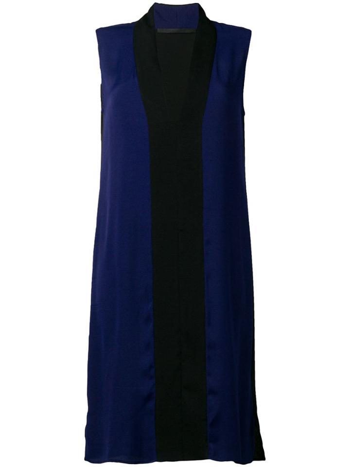 Haider Ackermann Two-tone Longline Sleeveless Top - Blue