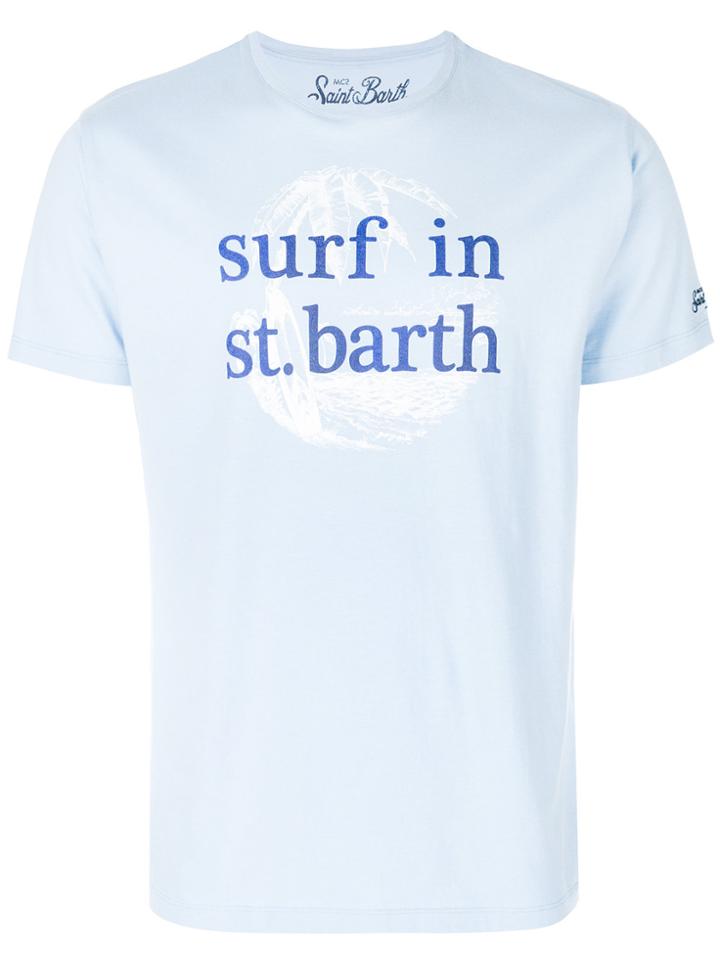 Mc2 Saint Barth Surf In St. Barth T-shirt - Blue