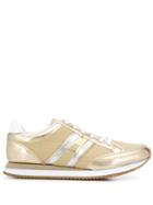 Tommy Hilfiger Metallic Panel Sneakers - Gold