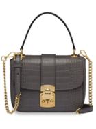 Miu Miu Crocodile Effect Bag - Grey