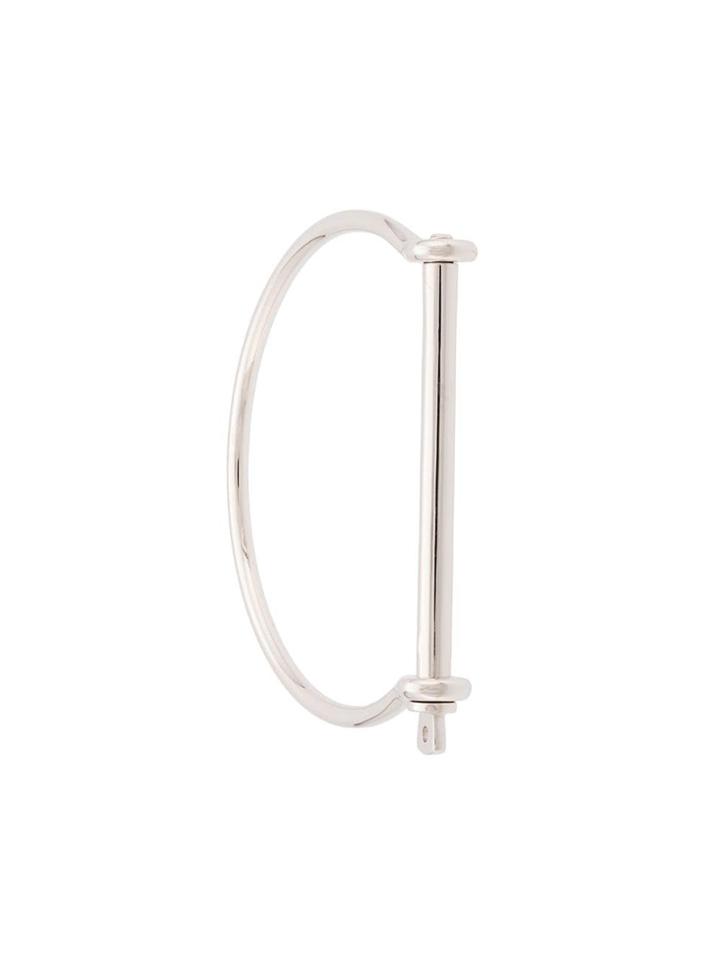 Miansai Bar Pin Bangle - Grey