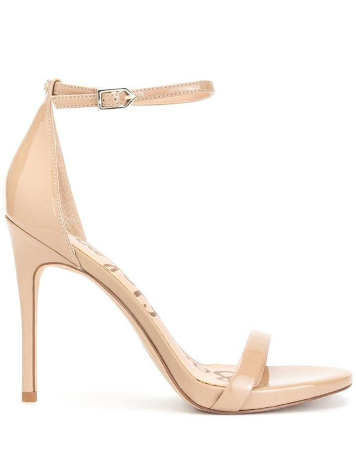 Sam Edelman Ariella Patent Heeled Sandals - Brown