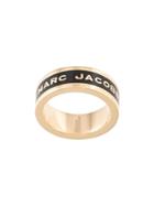 Marc Jacobs Logo Band Ring - Black
